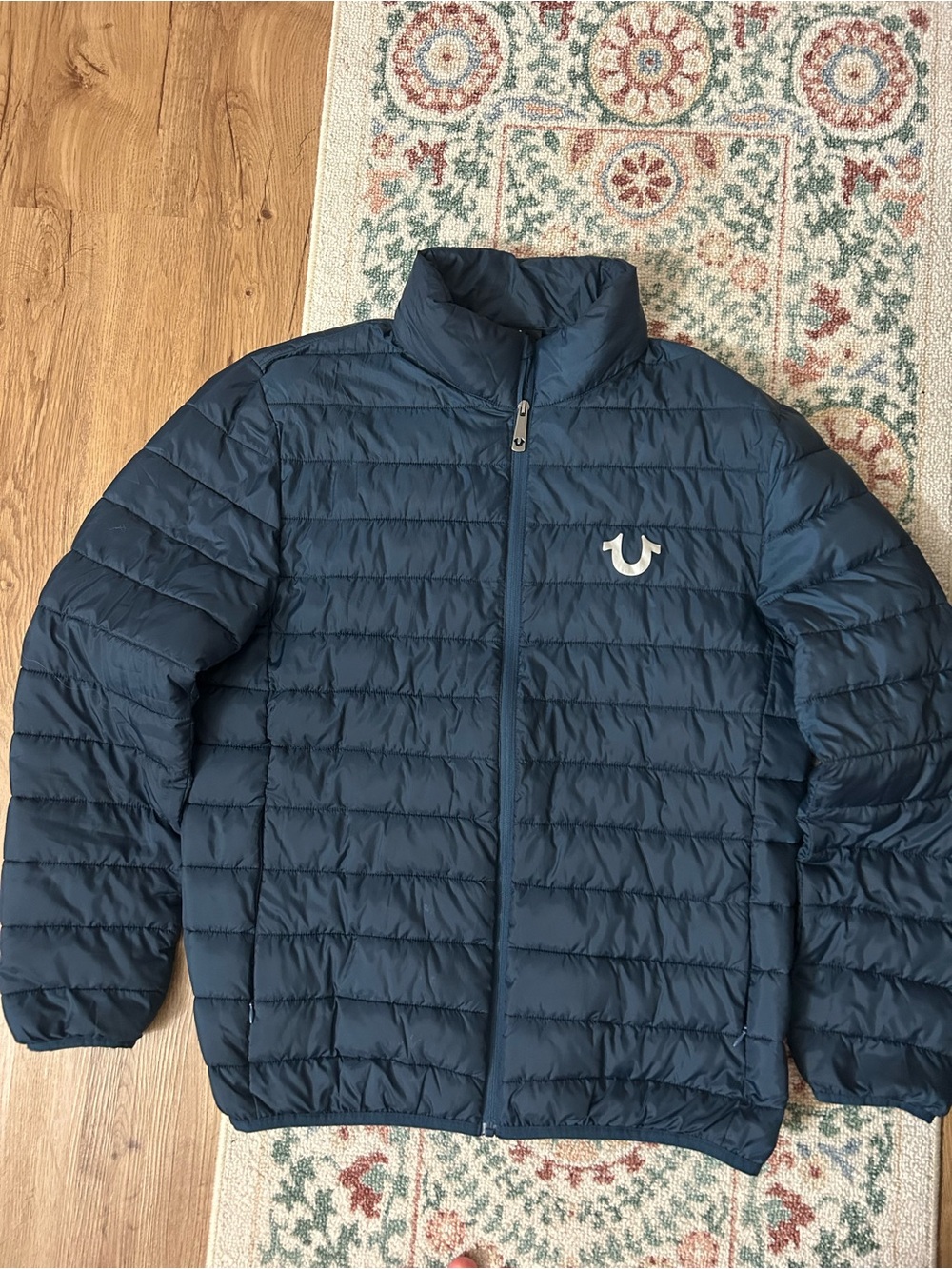 True Religion Dark Navy Quilted Jacket